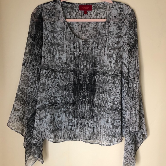 Butterfly Sleeve Blouse - Picture 1 of 2